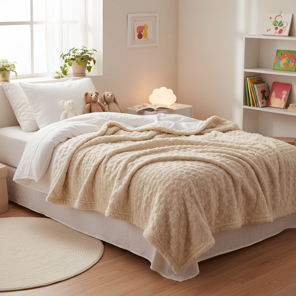 Beyond Softness: What Really Matters When Choosing Cozy Fleece Bubble Blankets for a Kid's Bedroom