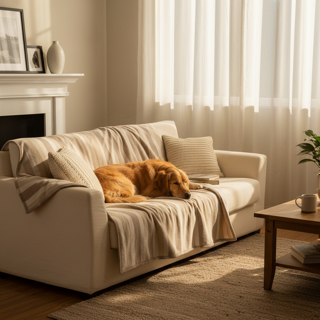 5 Signs It's Time to Replace Your Pet Couch Cover (And What to Look for in a Waterproof Pet Blanket for Couch Protection)