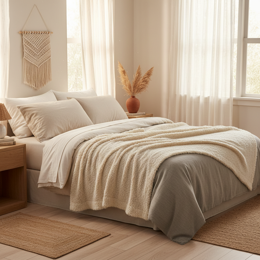 The Real Difference Between Fleece and Flannel Blankets for Cold Winter Nights — And Which One Fits Your Bedroom