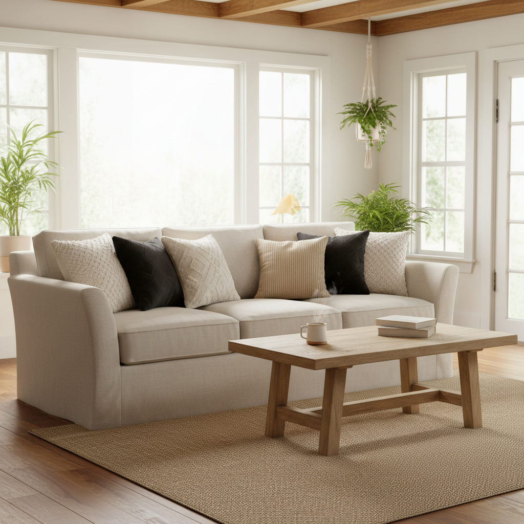 From Bare Sofa to Styled Space: A Step-by-Step Farmhouse Throw Pillow Covers Guide for Living Room Decorators