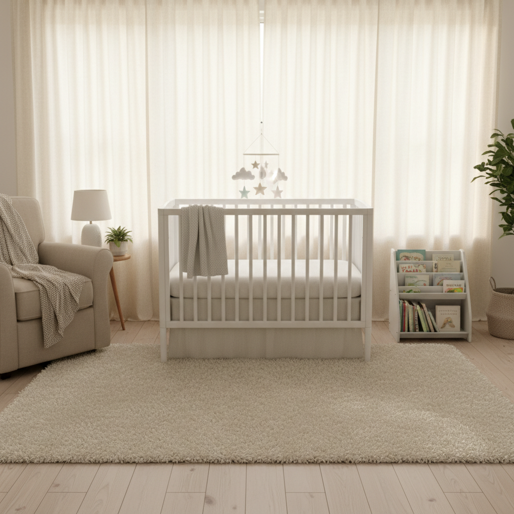 Soft Shag Area Rugs for a Kids Nursery: A Room-by-Room Guide to Choosing Safe, Cozy Flooring