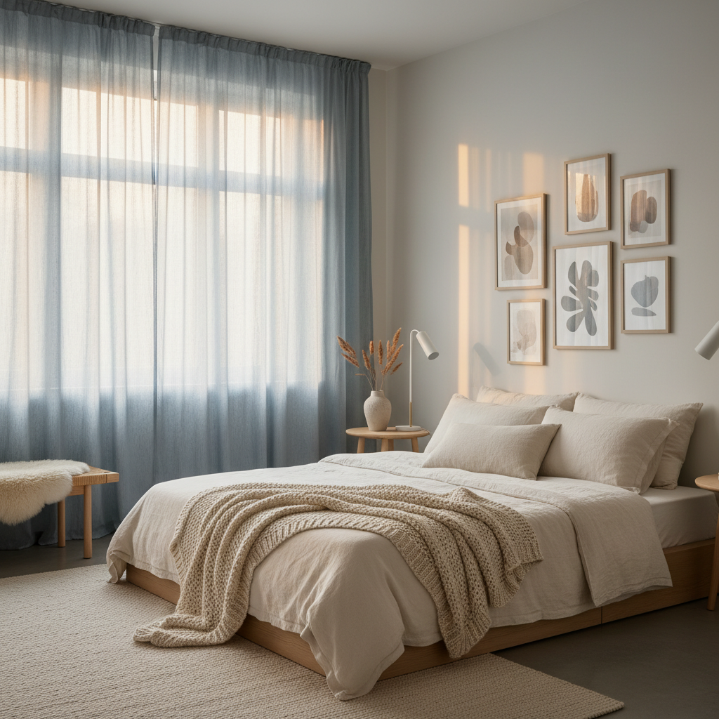 The Hidden Cost of Cheap Stone Blue Sheer Curtains for Bedroom Windows: Why Washed-Out Color and Poor Light Control Happen and How to Avoid It
