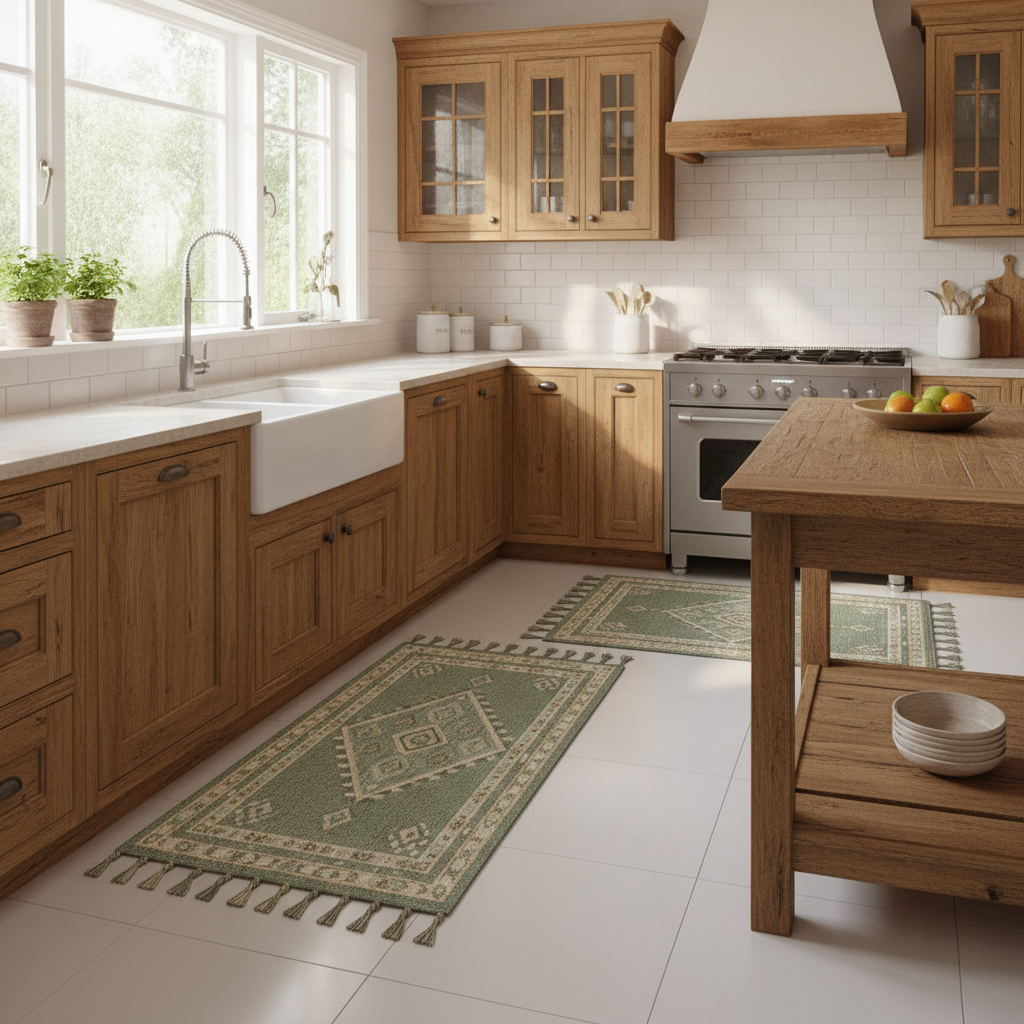 How Much Style You Trade for Durability in Washable Kitchen Rug Sets for High Traffic Floors