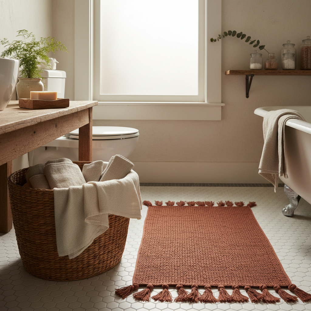 7 Signs It's Time to Replace Your Bath Mat (And What to Buy Next for a Boho Bathroom)