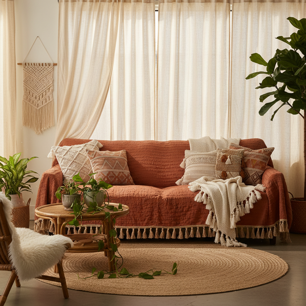 Buying Boho Sofa Slipcovers Around Your Living Room: 5 Fabric Rules Out the Wrong Fit