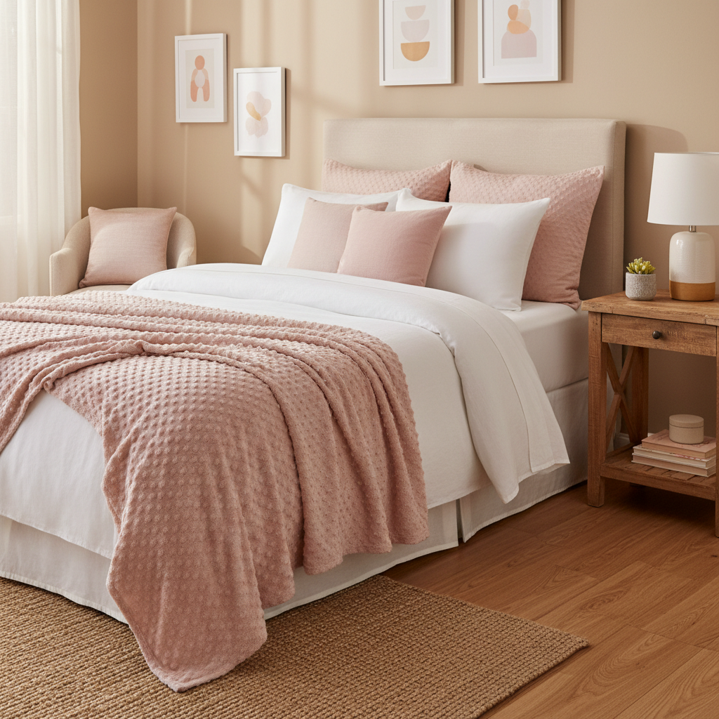 How a Cozy Bedroom Trend Reshaped Comfort Decor: The Rise of Bubble Fleece Blankets for Kids