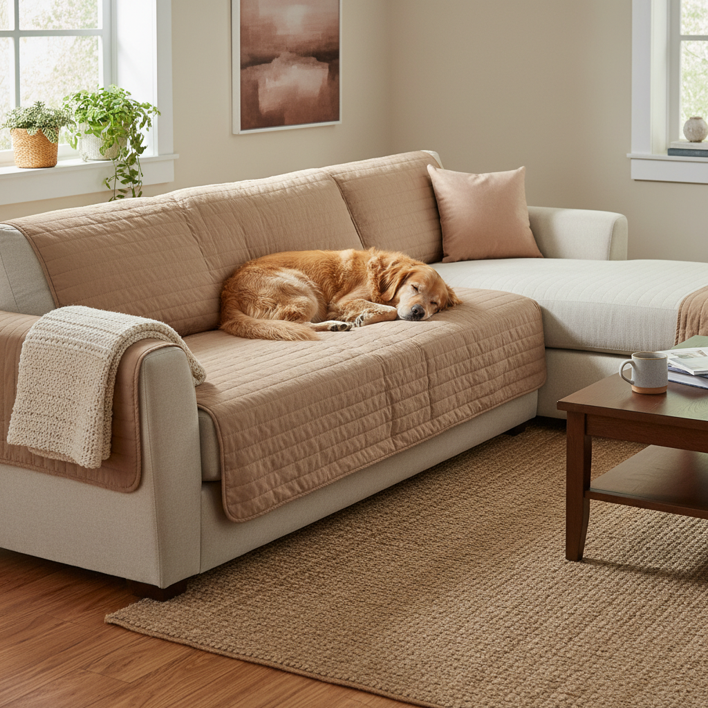 Choosing Reversible Sectional Couch Covers for Dogs When Your Sofa Has an L-Shape Nobody Makes Covers For