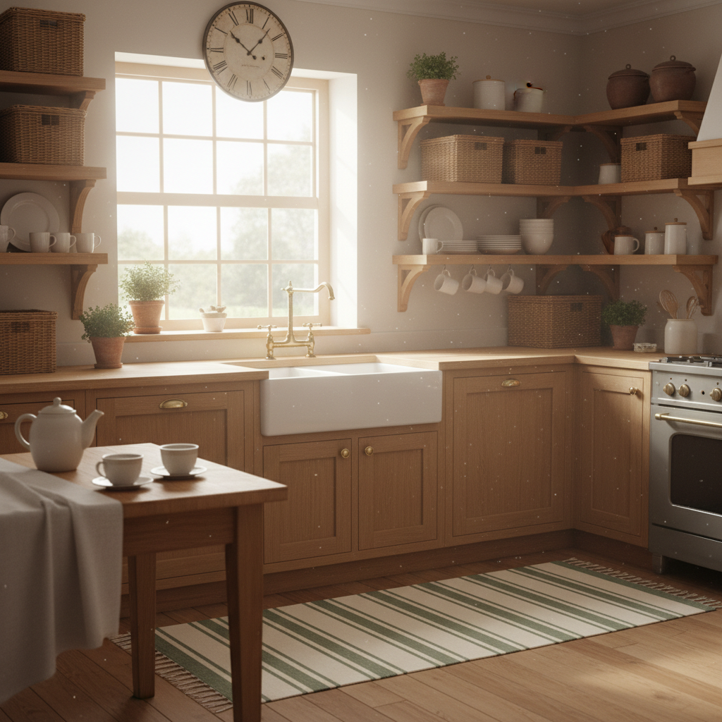 Why Your Kitchen Runner Keeps Sliding — And What Non-Slip Farmhouse Rugs Actually Fix