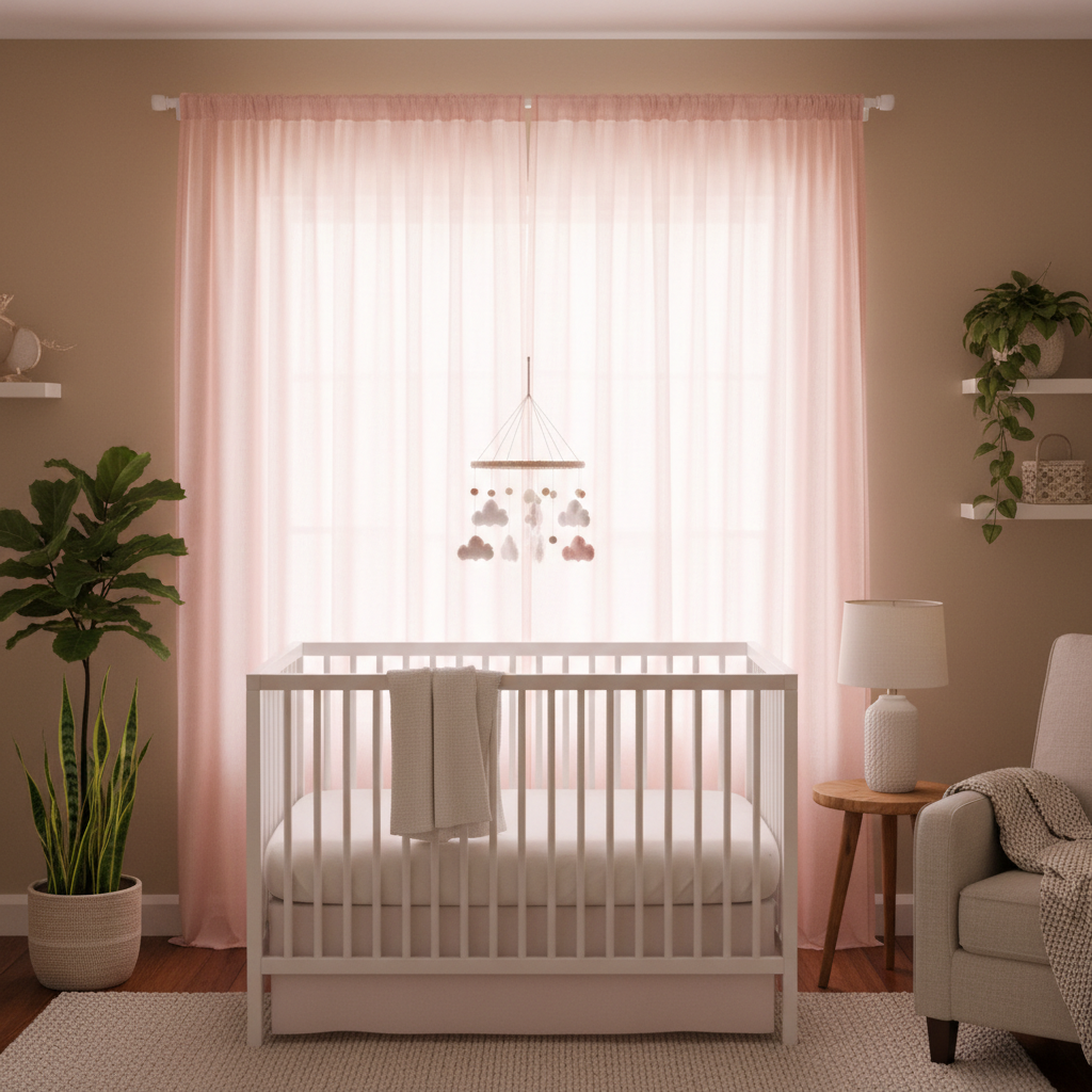 Picking the Wrong Sheer Curtains Ruined My Daughter's Room — Here's What I Learned About Pink Sheers