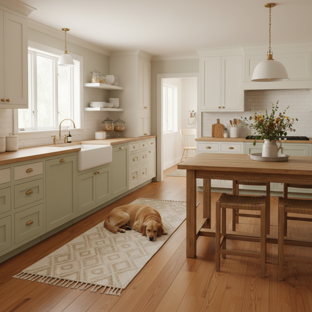 Your Hardwood Floors Are Slippery — And a Kitchen Runner Rug Is Only Half the Solution