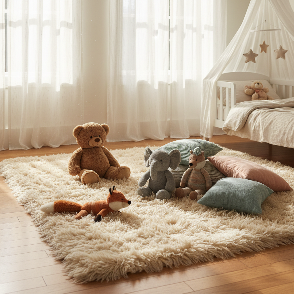 Soft Faux Fur Rugs for a Kids Bedroom Sound Perfect — Until You Actually Live With One
