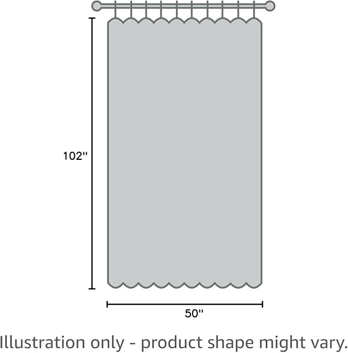 100% Blackout Shield Linen Blackout Curtains for Bedroom 102 Inches Long, Back Tab/Rod Pocket Living Room Drapes, Thermal Insulated Blackout Curtains 2 Panels Set, 50" W x 102" L, Bright White