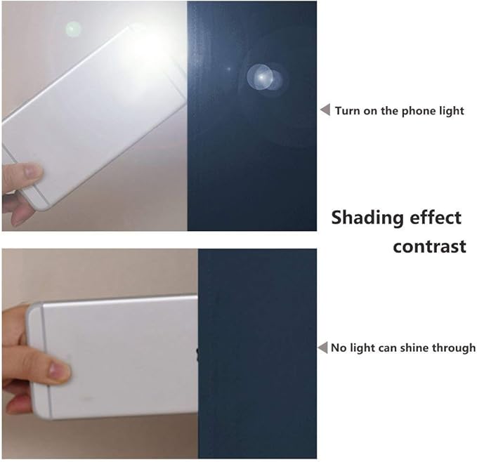 NICETOWN 100% Blackout Curtain Panels, Thermal Insulated Black Liner Curtains for Nursery Room, Noise Reducing and Cold Blocking Drapes for Windows (Navy Blue, Set of 2, 55-inch Wide by 68-inch Long)