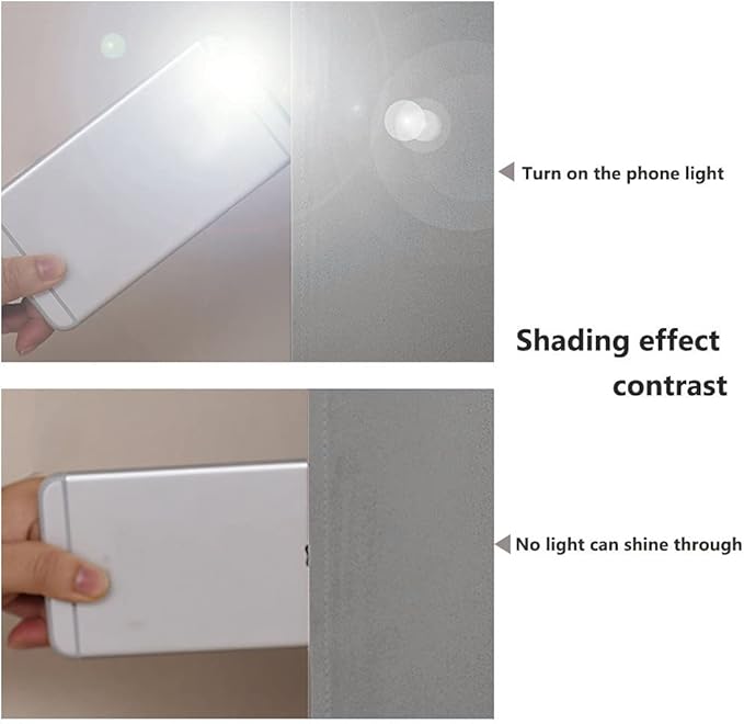 NICETOWN Full Shade Curtain Panels, Pair of Energy Smart & Noise Blocking Out Blackout Drapes for Dining Room Window, Thermal Insulated Guest Room Lined Window Dressing(Silver Grey, 37 x 70 inch)