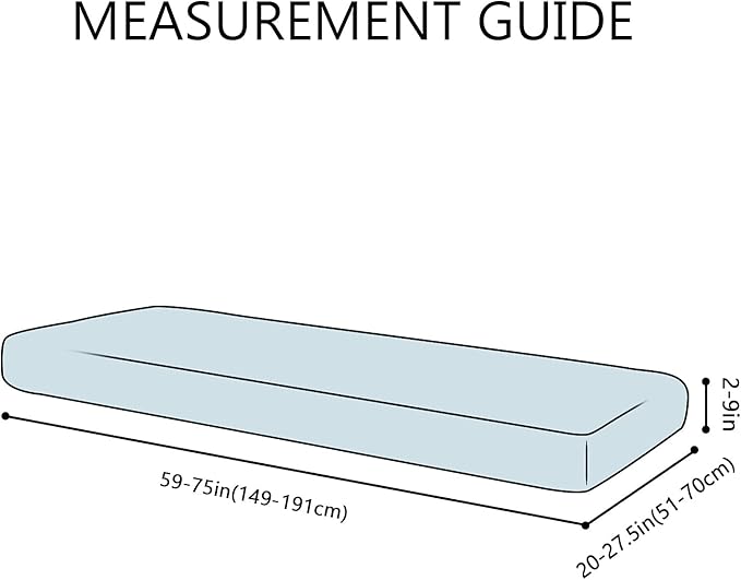 hyha Printed Couch Cushion Covers, Floral Sofa Covers Washable for 3 Cushion Couch, Stretch Pattern Outdoor Cushion Covers for Patio Furniture with Elastic Bottom(Large, Floral)