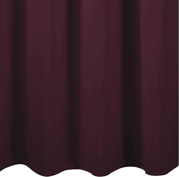 LEMOMO Burgundy Red Thermal Blackout Curtains/52 x 95 Inch/Set of 2 Panels Room Darkening Curtains for Bedroom