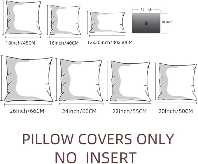 Fancy Homi Set of 1 Boho Olive Green Decorative Throw Pillow Cover 22x22 Inch for Couch Bed Sofa, Aesthetic Modern Organic Farmhouse Home Decor, Soft Cotton Cute Accent Macrame Woven Cushion Case