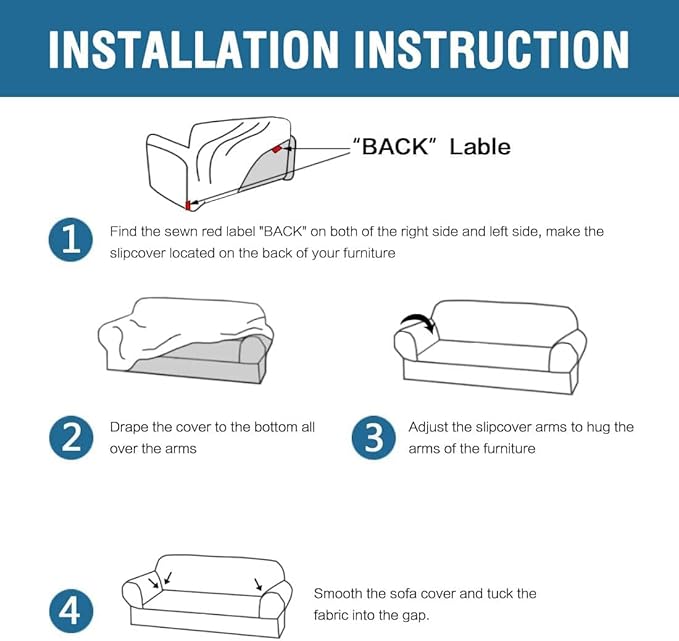 H.VERSAILTEX Stretch Velvet Sofa Covers Large Couch Covers Furniture Protector Soft with Non Slip Elastic Bottom, Feature Thick Comfy Rich Velour (Extra Large Sofa 98"-105", Coco Mocha)