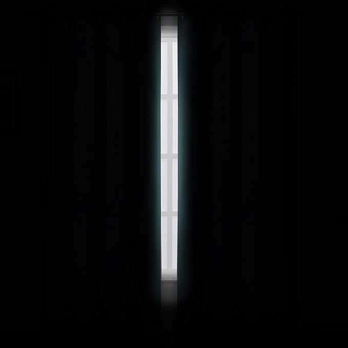 LEMOMO Blackout Curtains 66 x 95 inch/Sea Teal Curtains Set of 2 Panels/Thermal Insulated Room Darkening Bedroom Curtains
