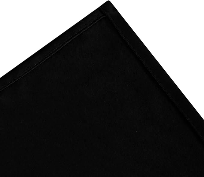 LEMOMO Blackout Curtains 66 x 72 Inch Long Black Curtains Set of 2 Panels Room Darkening Curtains for Bedroom and Living Room