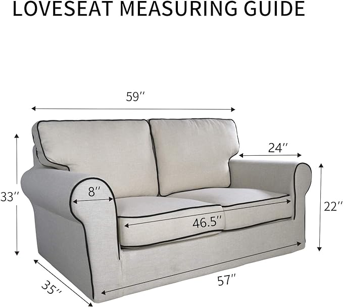 PureFit Super Stretch Sofa Slipcover – Spandex Non Slip Soft Couch Sofa Cover, Washable Furniture Protector with Non Skid Foam and Elastic Bottom for Kids, Pets （Loveseat, Chocolate）