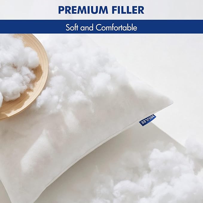 MIULEE Pillow Insert 14x36 Inch, Decorative Rectangle Throw Pillow Inserts, Premium Fluffy Pillow Forms Sham Stuffer for Sofa Couch Living Room