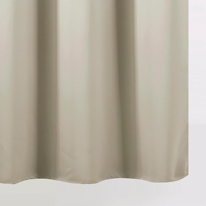 LEMOMO Blackout Curtains 66 x 54 Inch Long Light Beige Curtains Set of 2 Panels Room Darkening Curtains for Bedroom and Living Room
