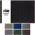 GORILLA GRIP® Ultra Absorbent Front Door Mat Outside Entrance, 35x23, Traps Dirt and Moisture, HydroABSORB Indoor Outdoor Doormat Holds Up to 5.7 Cups Water, Stain and Fade Resistant Welcome Mat Black