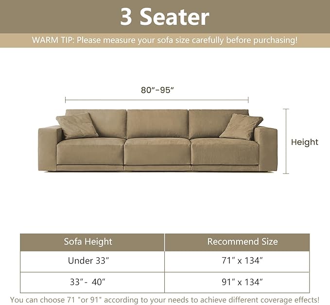 MYSKY HOME Boho Couch Cover Moss Green Sofa Covers with Tassel Farmhouse Sofa Slipcover Simple Couch Protector for Dogs Chenille Sectional Couch Covers L Shaped Couch Cushion Covers, 91"x 134"
