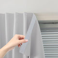 Blackout Curtains for Bedroom Sticky Curtain Blackout Window Cover Self Adhesive Curtains Rod No Drillng, 59" W X 59" L, Light Grey, 1 Panel