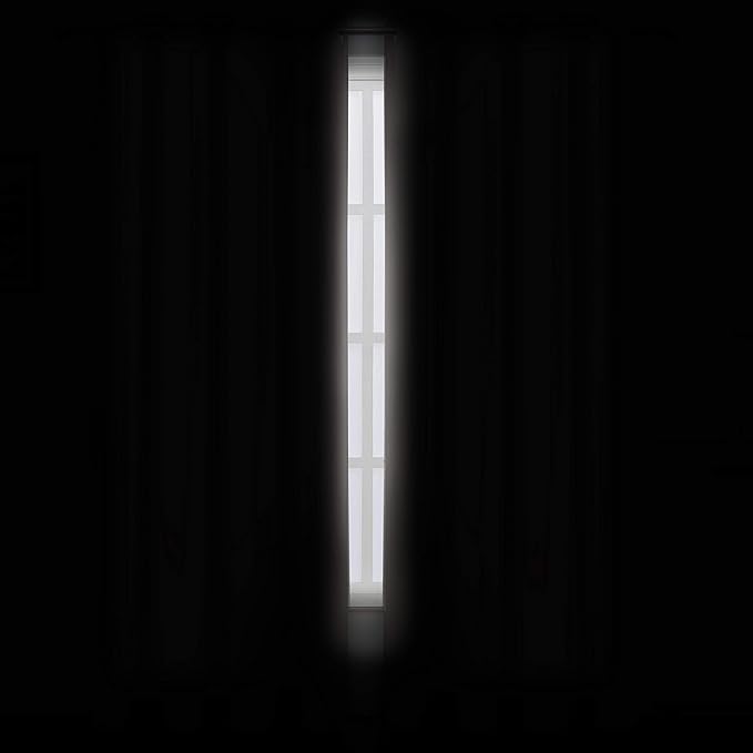 LEMOMO Light Beige Thermal Blackout Curtains/42 x 84 Inch/Set of 2 Panels Room Darkening Curtains for Bedroom