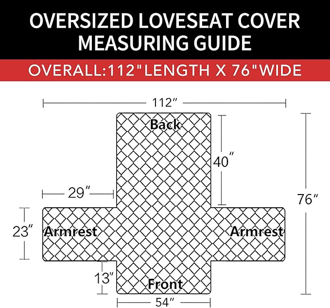 Easy-Going Sofa Slipcover Reversible Loveseat Sofa Cover Couch Cover for 2 Cushion Couch Furniture Protector with Elastic Straps for Pets Kids Dog Cat (Oversized Loveseat, Pink/Beige)