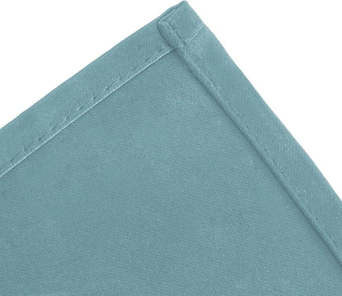 LEMOMO Stone Blue Thermal Blackout Curtains/52 x 72 Inch/Set of 2 Panels Room Darkening Curtains for Bedroom