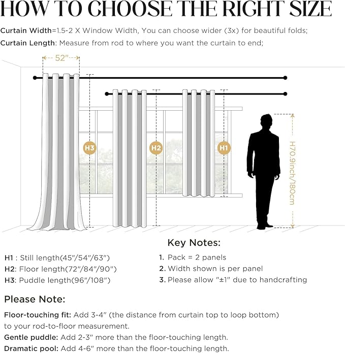 CUCRAF Red Blackout Curtains 54 inch Length 2 Panels Set, Rod Pocket Room Darkening Drapes for Bedroom Living Room, Insulated Thermal Light Blocking Window Curtain (W52 x L54 Inch)