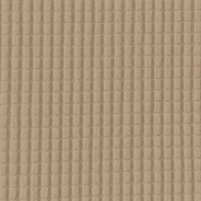 Easy-Going Stretch Loveseat Slipcover 1-Piece Sofa Cover Furniture Protector Couch Soft with Elastic Bottom for Kids Polyester Spandex Jacquard Fabric Small Checks (Loveseat, Sand)