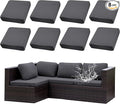 Outdoor Cushion Covers Set,8PCS Patio Furniture Couch Seat Slipcovers, Replacement for Sofa Sectional Chair(Cover，Only)