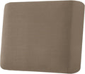 H.VERSAILTEX Super Stretch Individual Seat Cushion Covers Sofa Covers Couch Cushion Covers Slipcover Sets Thick Jacquard Textured Twill Fabric (1 Piece Chair Cushion Cover, Macchiato)