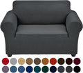 Joccun Stretch Chair Couch Cover,1-Piece Sofa Slipcover Spandex Jacquard Fabric Sofa Covers with Elastic Bottom,Washable Furniture Protector for Dogs,Cats,Kids(Armchair,Charcoal)