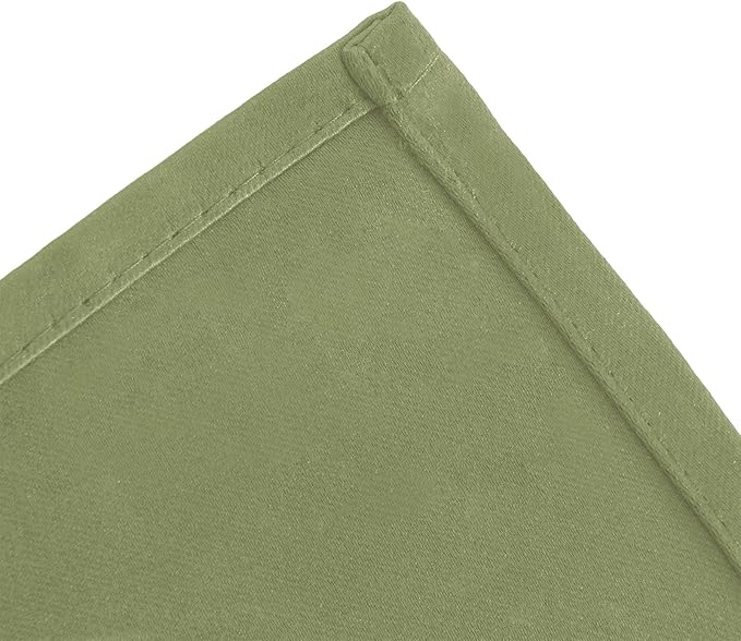 LEMOMO Sage Green Thermal Blackout Curtains/38 x 63 Inch/Set of 2 Panels Room Darkening Curtains for Bedroom
