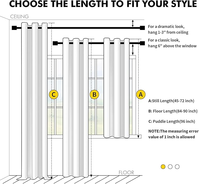 MIULEE Gold Brown Blackout Curtains - Bedroom Window Treatment Curtains Thermal Insulated Room Darkening Drapes for Living Room Kitchen Grommet Light Blocking Drapery, 40 x 54 Inches Long, 2 Panels