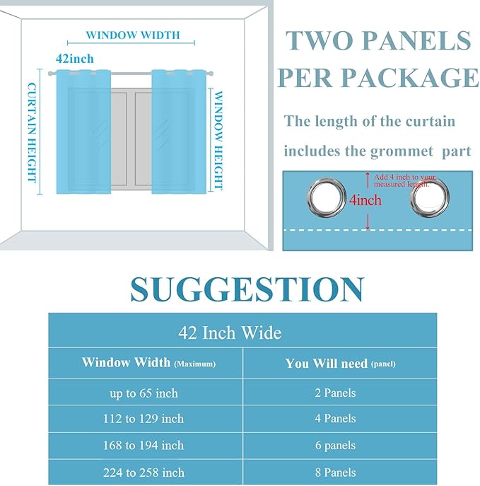 Estelar Textiler Grey and Greyish White Blackout Curtains 54 Inch Length, Light Blocking Gradient Grommet Drapes for Living Room, Thermal Insulated Ombre Curtains for Bathroom,42Wx54L,2 Panels