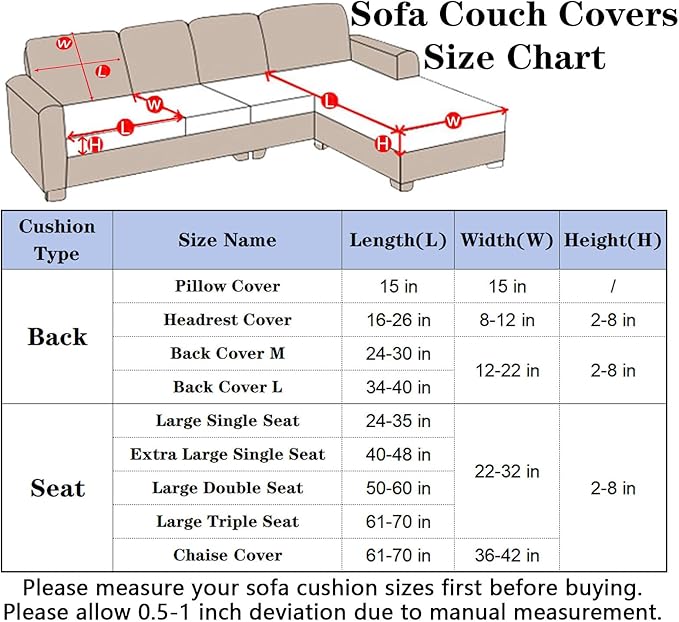 Soothing Home Sofa Covers, Sofa Hero Covers, Wear-Resistant Universal Couch Covers Washable Stretch Sectional Couch Cushion Covers (Yellow,Extra Large Seat Cover)