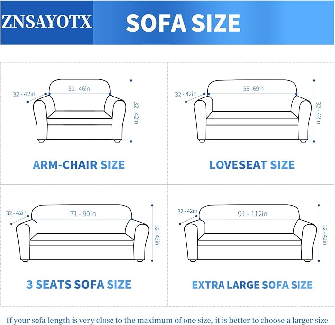 ZNSAYOTX 1 Piece Jacquard Couch Covers for 2 Cushion Couch High Stretch Loveseat Slipcover for Pets Dogs Anti Slip Love Seat Sofa Slipcover Furniture Protector (Medium, New Pattern Coffee)