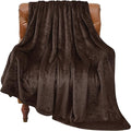 BEDELITE Fleece Blanket Brown Throw Blankets for Couch & Bed, Luxury Plush Cozy Fuzzy Blanket 50" x 60", Super Soft Warm Lightweight Throw Blanket for Travel Camping