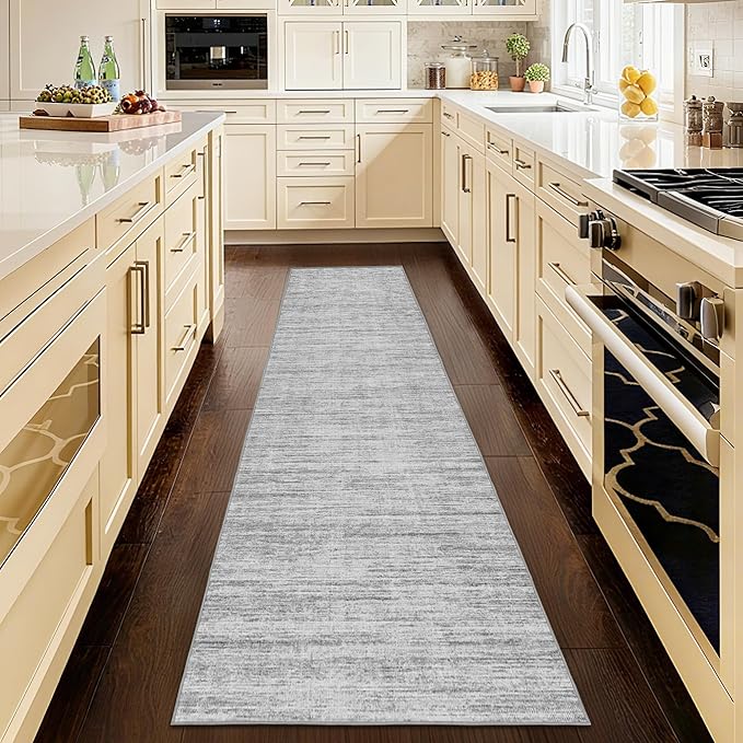 Washable Runners for Hallway 2x6 Runner Rug,Ultra-Thin Kitchen Runner Rugs,Non-Slip Backing Entryway Rug Runner,Abstract Carpet for Hallways,Bedroom,Dining,Laundry Room