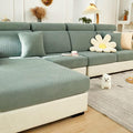 Sofa Covers Couch Covers for Sofa Pet Friendly Couch Cushion Covers Universal Sofa Covers Washable Stretch Slipcovers for Sectional Sofa (Texture Green,Large Single Seat Cover)