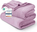 Bedsure GentleSoft Twin XL Fleece Blanket Dorm Bedding - Lightweight Soft Cozy Blankets for Bed, Sofa, Couch, Travel, Camping, Lilac, 66"x90"