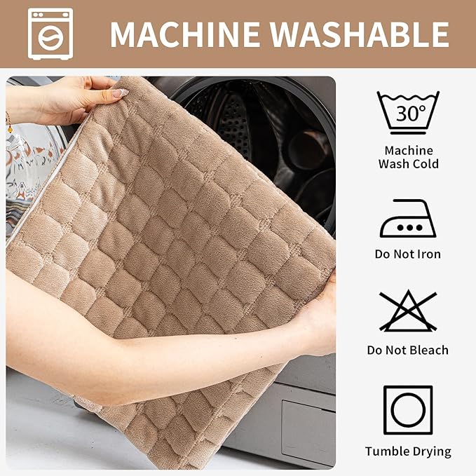 Velvet Couch Covers for Dogs, Dog Sectional Couch Covers, Pet Couchs Cover for 2-3 Seater, Couchs Protector for Dogs, Sectional Sofa Cover for Pet Washable(1PC,Khaki,27.6"×70.9")