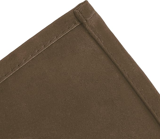 LEMOMO Brown Thermal Blackout Curtains/52 x 95 Inch/Set of 2 Panels Room Darkening Curtains for Bedroom