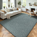 AROGAN Washable 6×9 Living Room Rug, Modern Area Rugs with Soft Memory Foam for Bedroom, Minimalist Non-Slip Indoor Floor Carpet for Dining Room Office Kids Playroom Decor, Grey